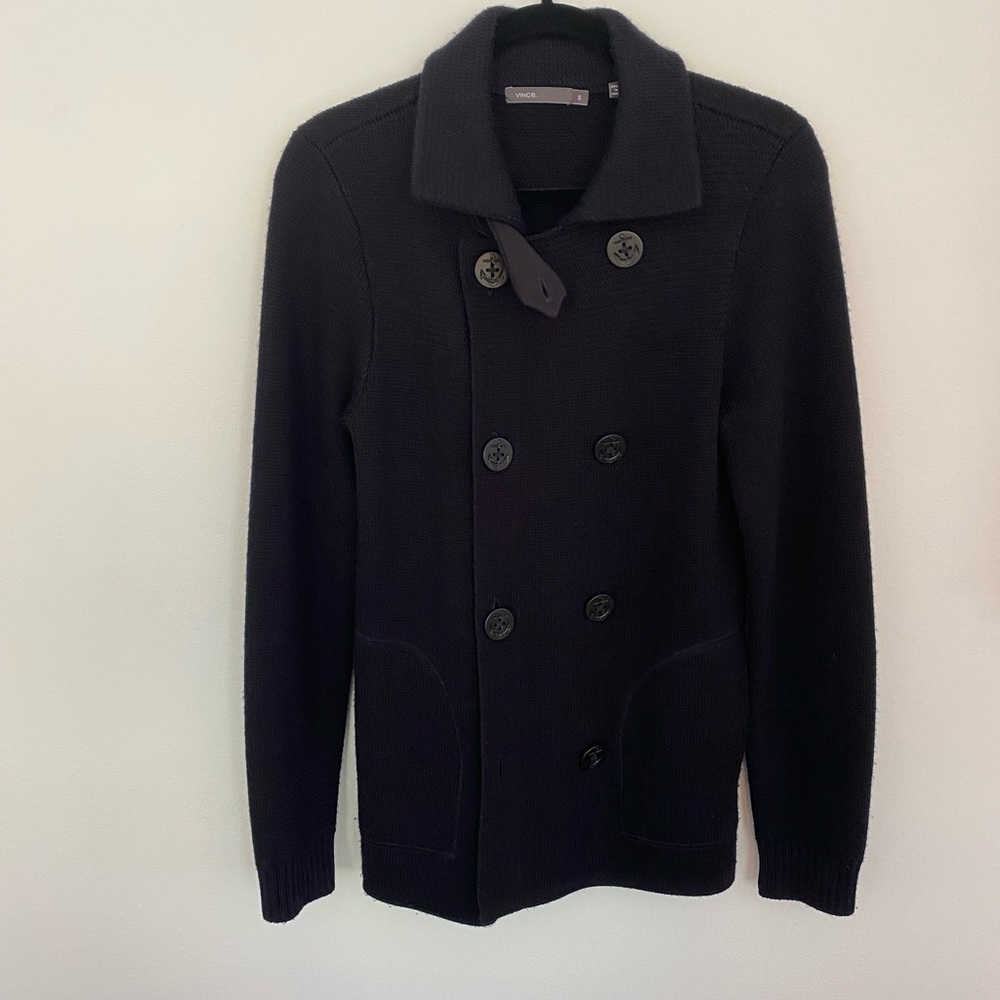 Vince Navy Wool Peacoat Sweater Men’s Size Small